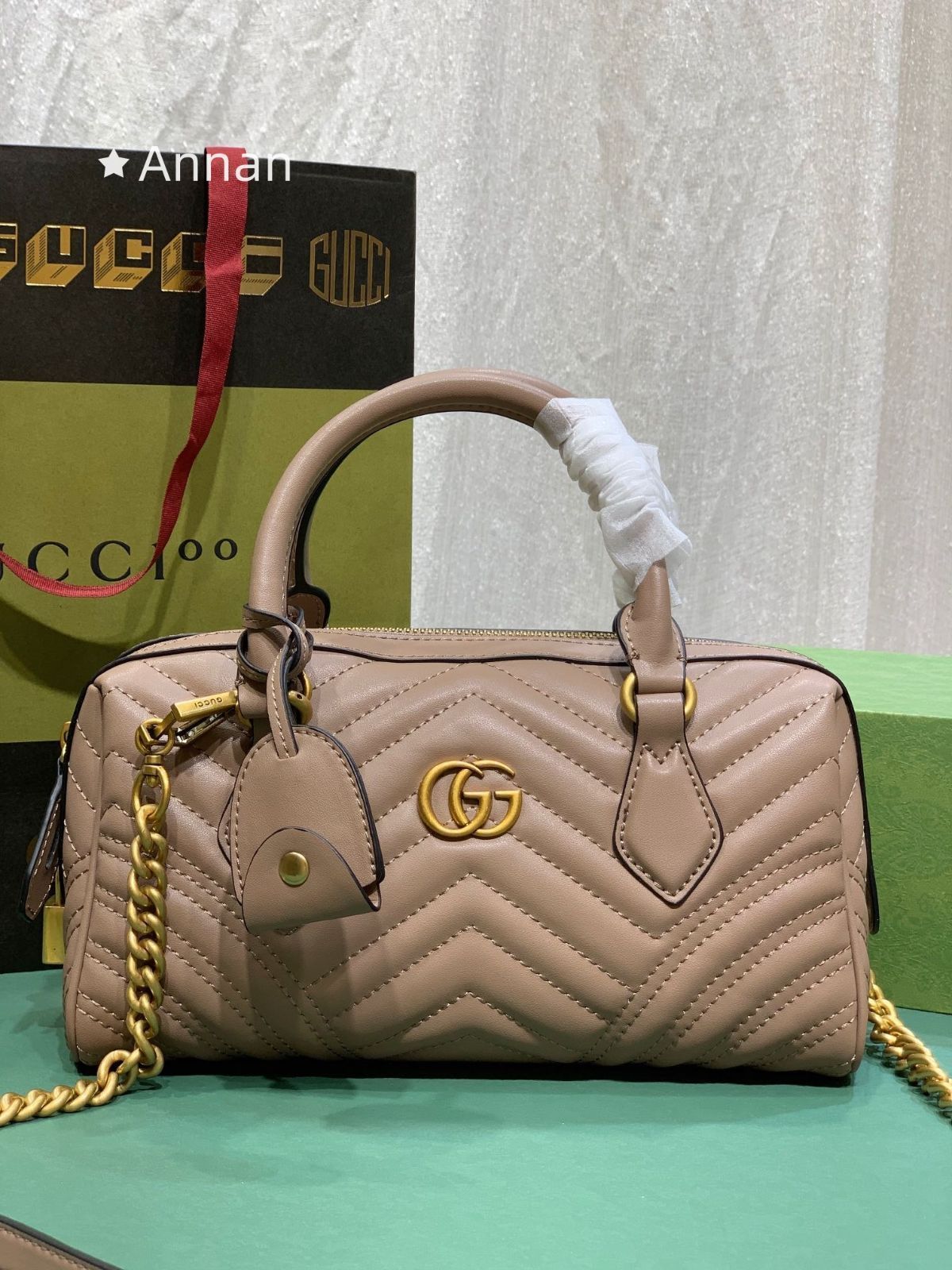 限定品★★ グッチ GUCCI ハンドバッグ レディース 746319 GGマーモント 2WAYハンドバッグ