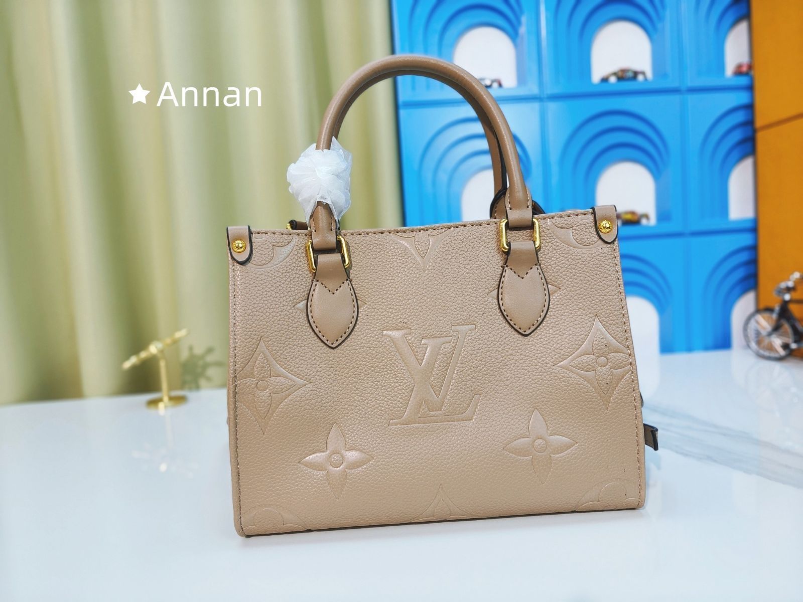 美品 本日特価 LOUIS VUITTON ルイヴィトン ンザゴー PM トートバッグ レディース本革