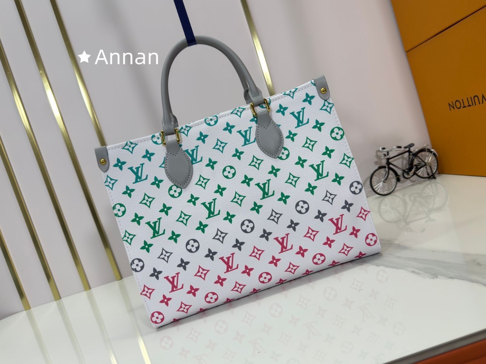 限定 新品未使用品 本日限定！LOUIS VUITTON ルイヴィトン ンザゴー MM トートバッグ レディース