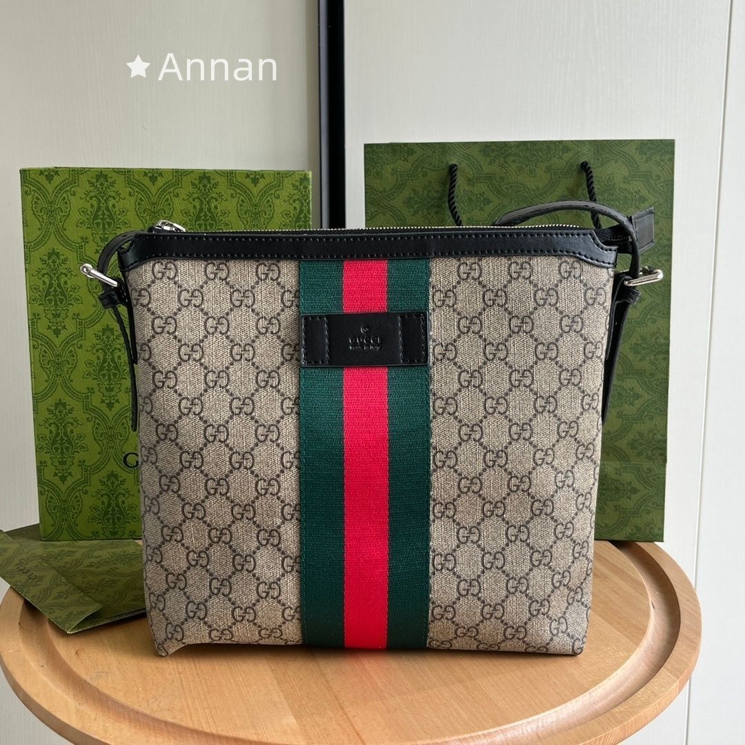 限界価格 本革 メンズ GUCCI グッチ ショルダーバッグ