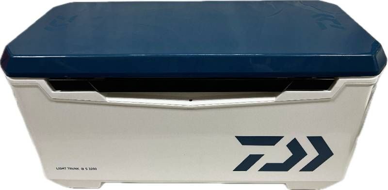 DAIWA ダイワ ライトトランクα S3200 32L クーラーボックス LIGHT TRUNK α 釣り用 フィッシング 大型魚対応 ロングボディ 軽量 両開きフタ 水栓付き