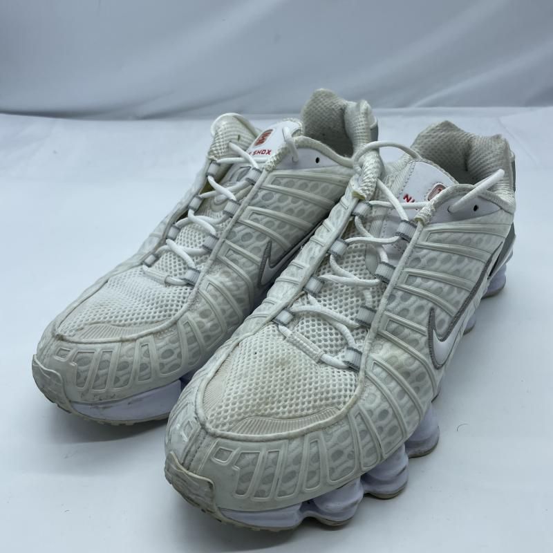 中古】NIKE SHOX TL WHITE AV3595-100 サイズ29cm ナイキ ホワイト