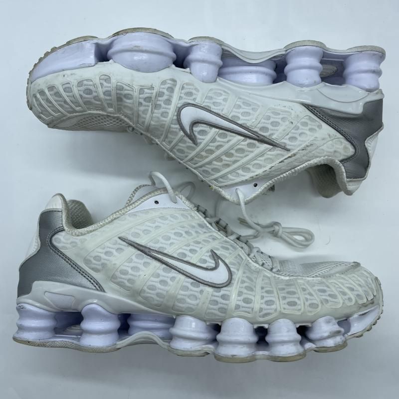 中古】NIKE SHOX TL WHITE AV3595-100 サイズ29cm ナイキ ホワイト