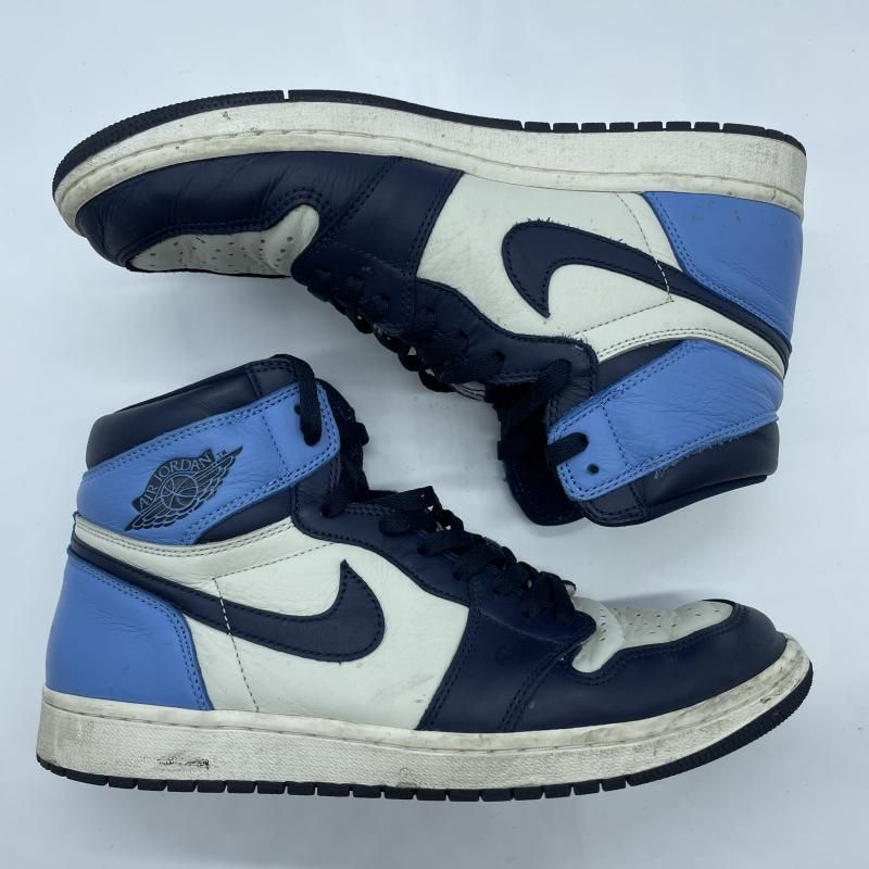中古】NIKE Air Jordan 1 Retro High OG Obsidian University Blue