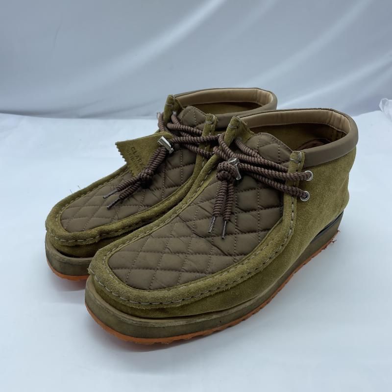 中古】MONCLER × Clarks Wallabee デザートブーツ ブラウン US10