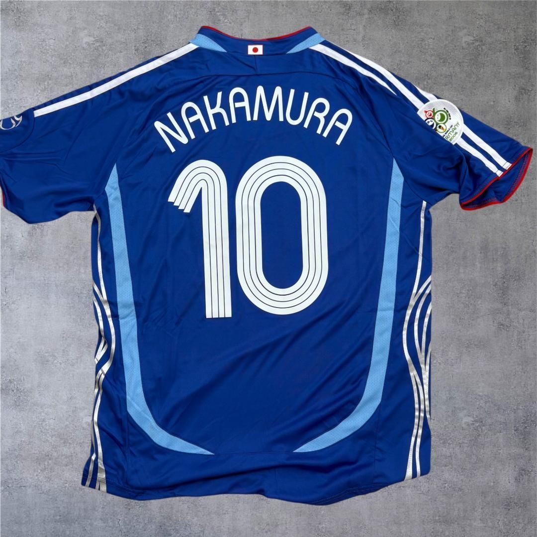 8SM1 JFA サッカーTシャツ　10番中村俊輔　M 日本代表　古着used 日本代表 中村俊輔 10番 ユニフォーム 練習着 レプリカ サッカー T