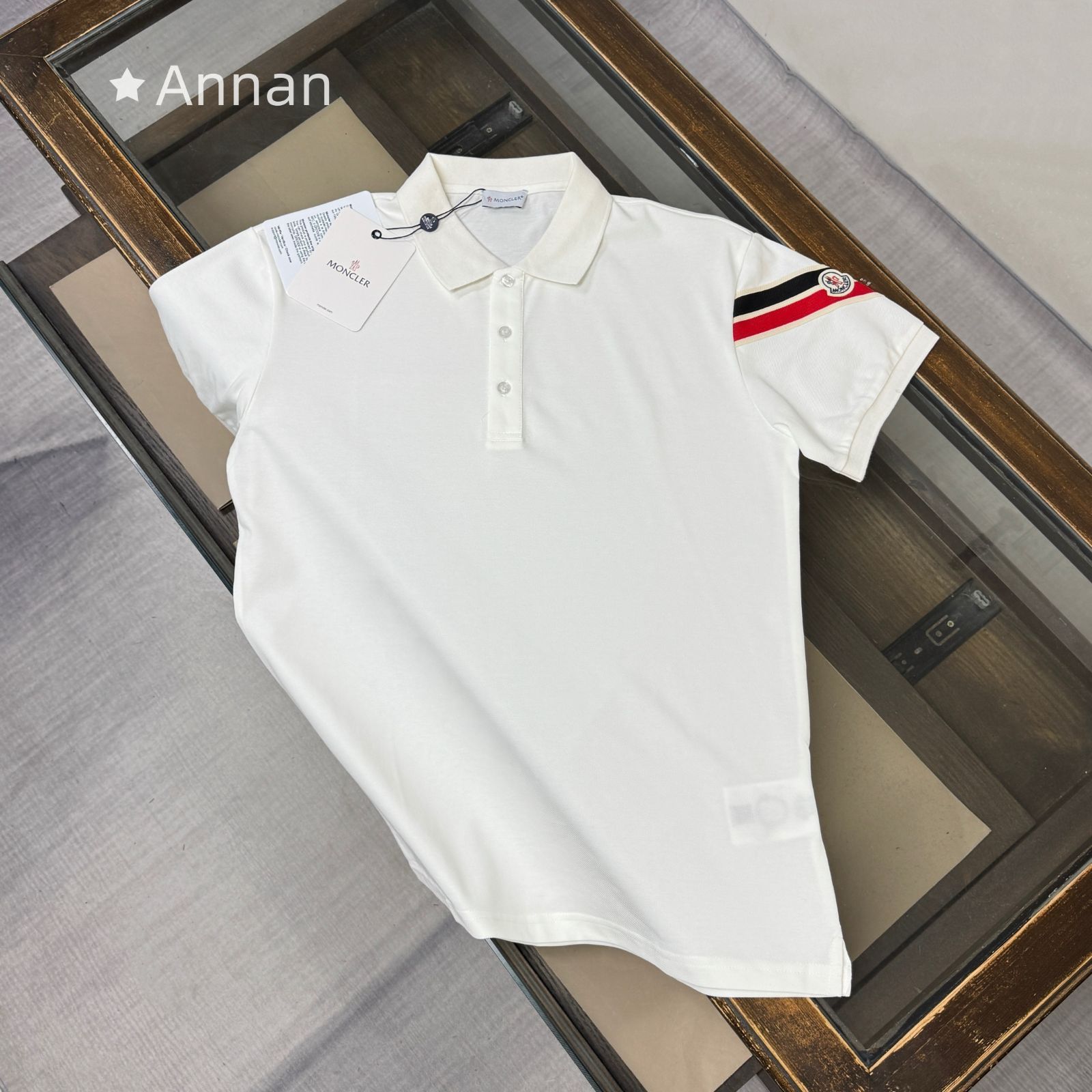最終値下げ 新品 タグ付 MONCLER モンクレール ポロシャツ 半袖シャツ POLO メンズ レディース ユニセックス カジュアル
