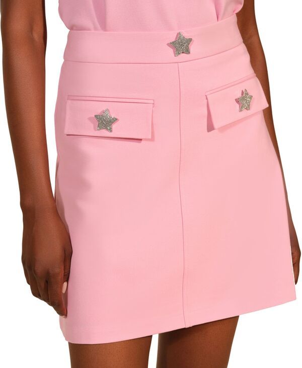 イザックミズラヒ レディース ボトムスカート ミニ Isaac Mizrahi Womens Ponte Pocket Mini Skirt Sweet Lilac ライラック