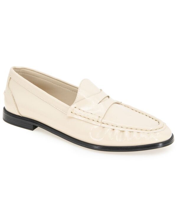 ケネスコール レディース シューズ パンプス ローファー Kenneth Cole Reaction Womens Zoila Penny Loafers Cream Patent クリーム