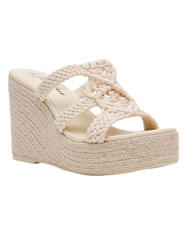 ワイルド ペアー レディース シューズ サンダル Wild Pair Womens Cally Wedge Sandals Cream クリーム