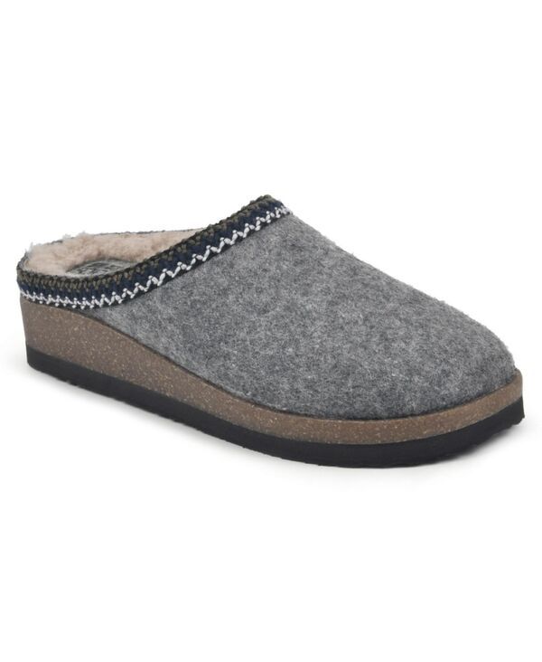 ホワイトマウンテン レディース シューズ サンダル White Mountain Womens Bundle Up Footbed Clogs Light Grey Fabric グレー
