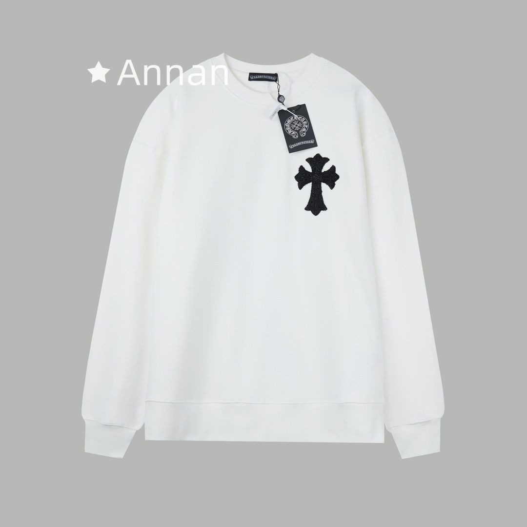 美品新品 タグ付 CHROME HEARTS クロムハーツ パーカー シンプルフード付きパーカー ユニセックス