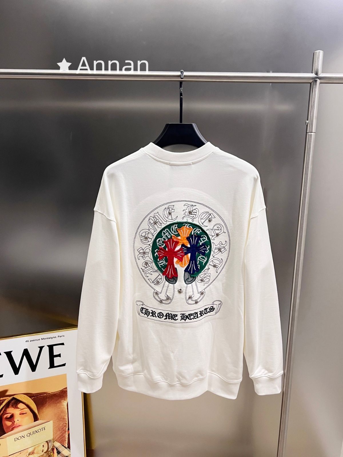 【大特価】 人気 新品 タグ付 CHROME HEARTS クロムハーツ パーカー シンプルフード付きパーカー ユニセックス