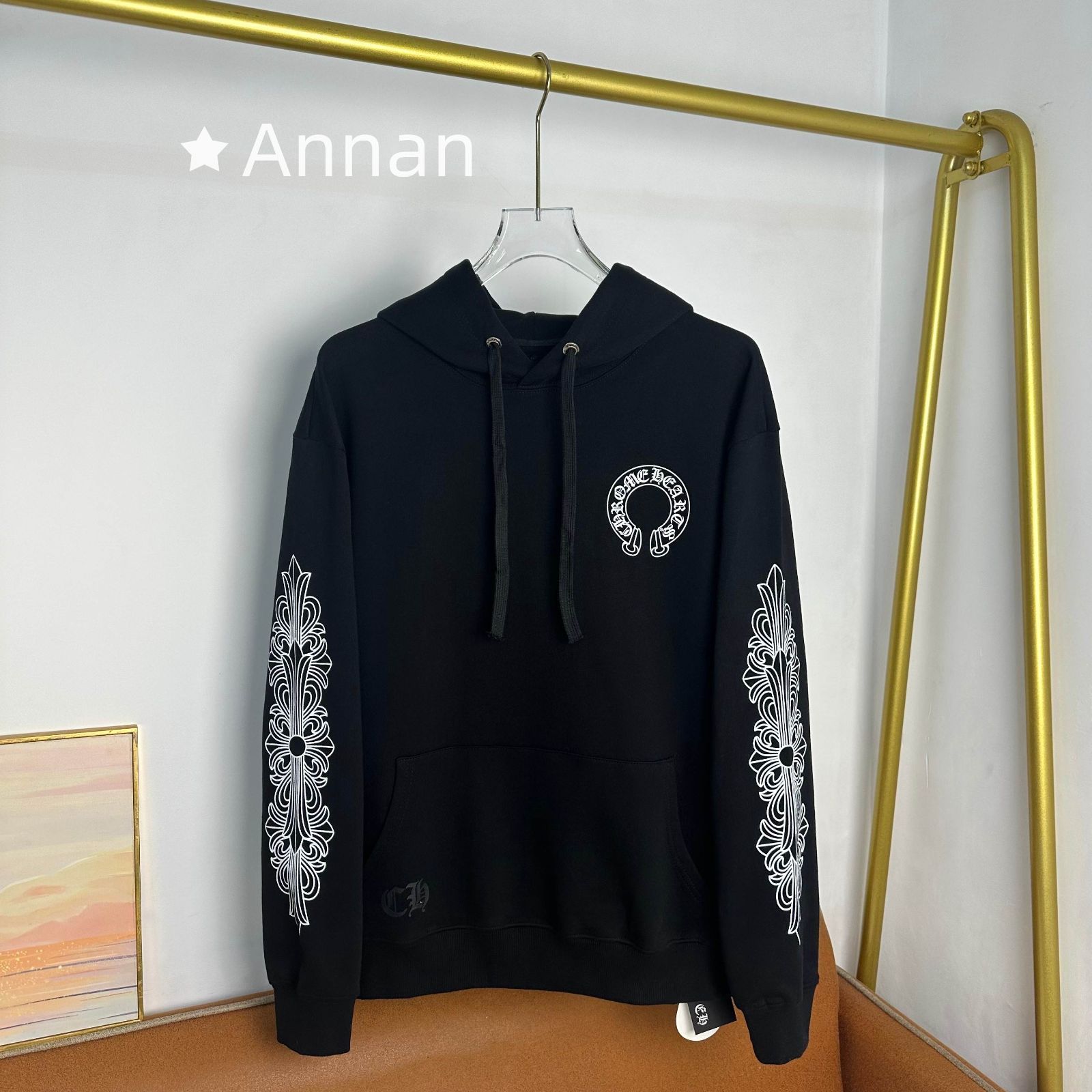 激レア 限定品新型新品 タグ付 CHROME HEARTS クロムハーツ パーカー シンプルフード付きパーカー ユニセックス