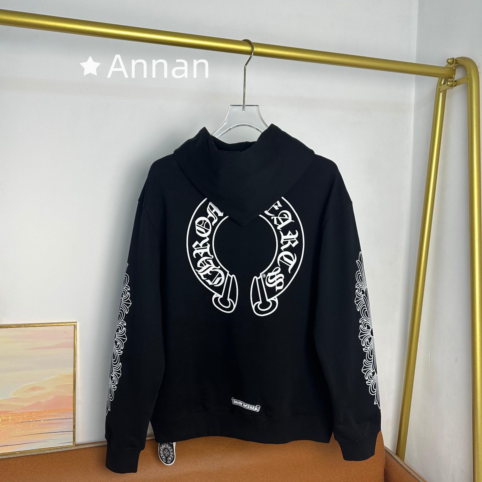 激レア 限定品新型新品 タグ付 CHROME HEARTS クロムハーツ パーカー シンプルフード付きパーカー ユニセックス