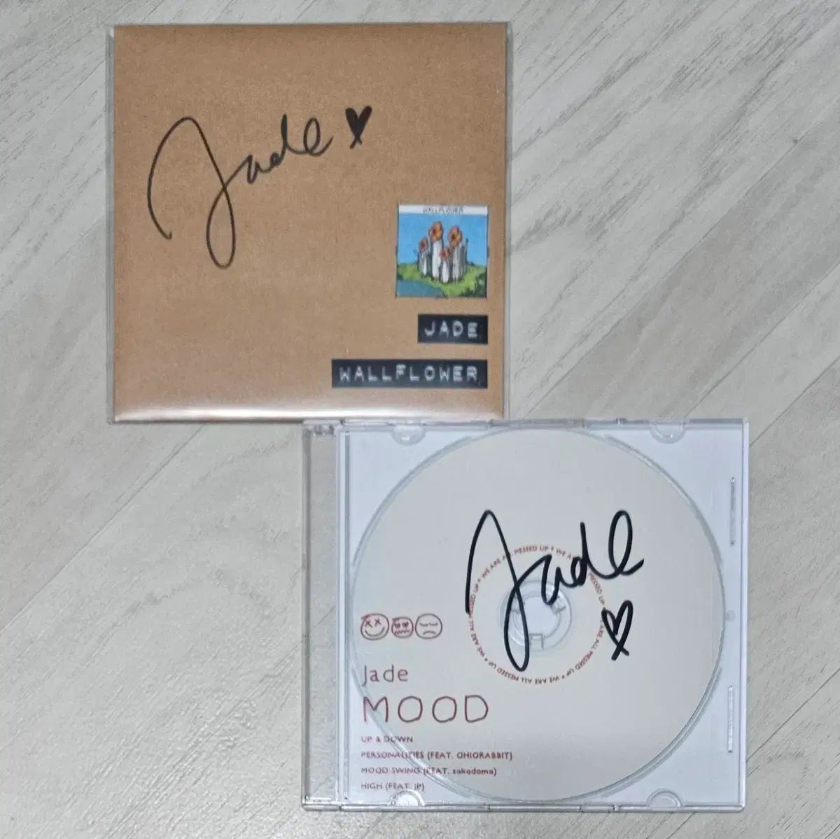 ジャッド JADE ー WALLFLOWER + MOOD サイン盤 CD 2 種