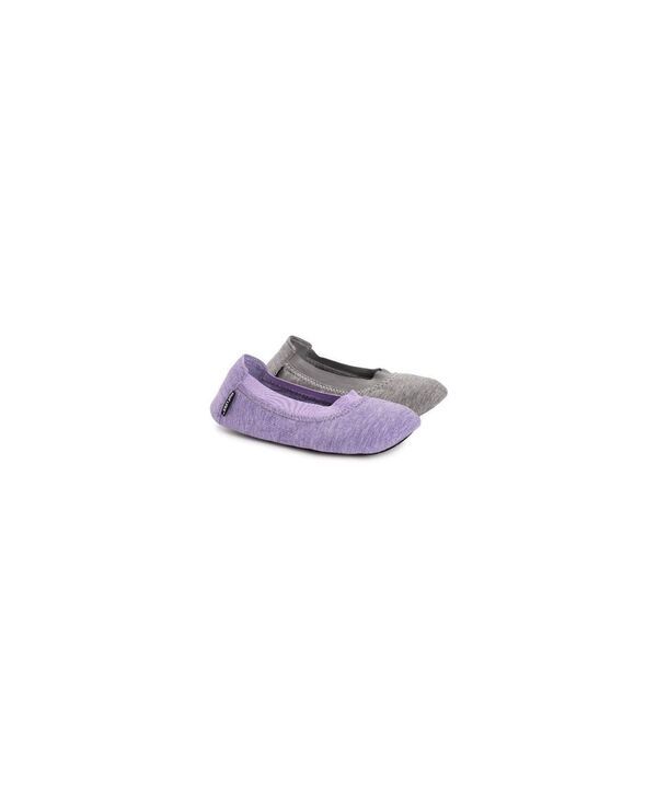ムクルクス レディース シューズ パンプス MUK LUKS Womens 2 Pair Travel Ballerina Set Grey グレー