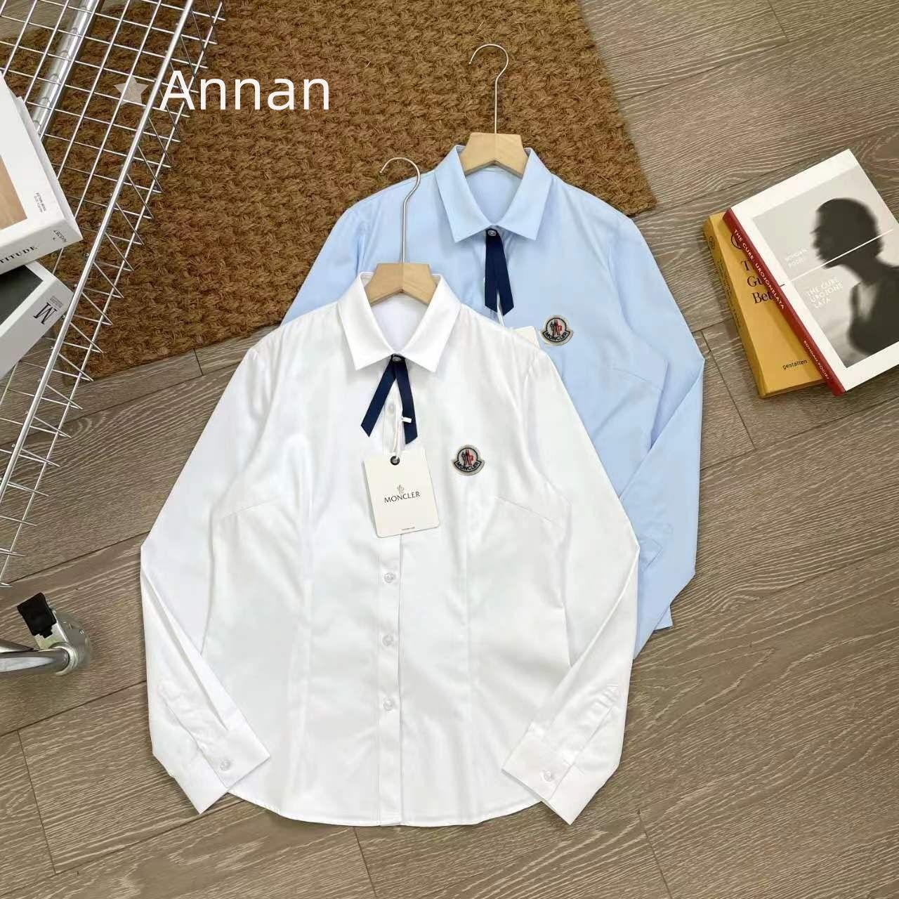 付属付 限定品★★ 人気商品新品 タグ付 MONCLER モンクレール 長袖シャツ メンズ レディース ユニセックス カジュアル