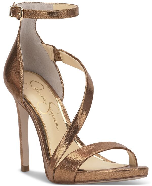 ジェシカシンプソン レディース シューズ サンダル Jessica Simpson Womens Rayli Strappy Dress Sandals Bronze Shimmer 22,176円