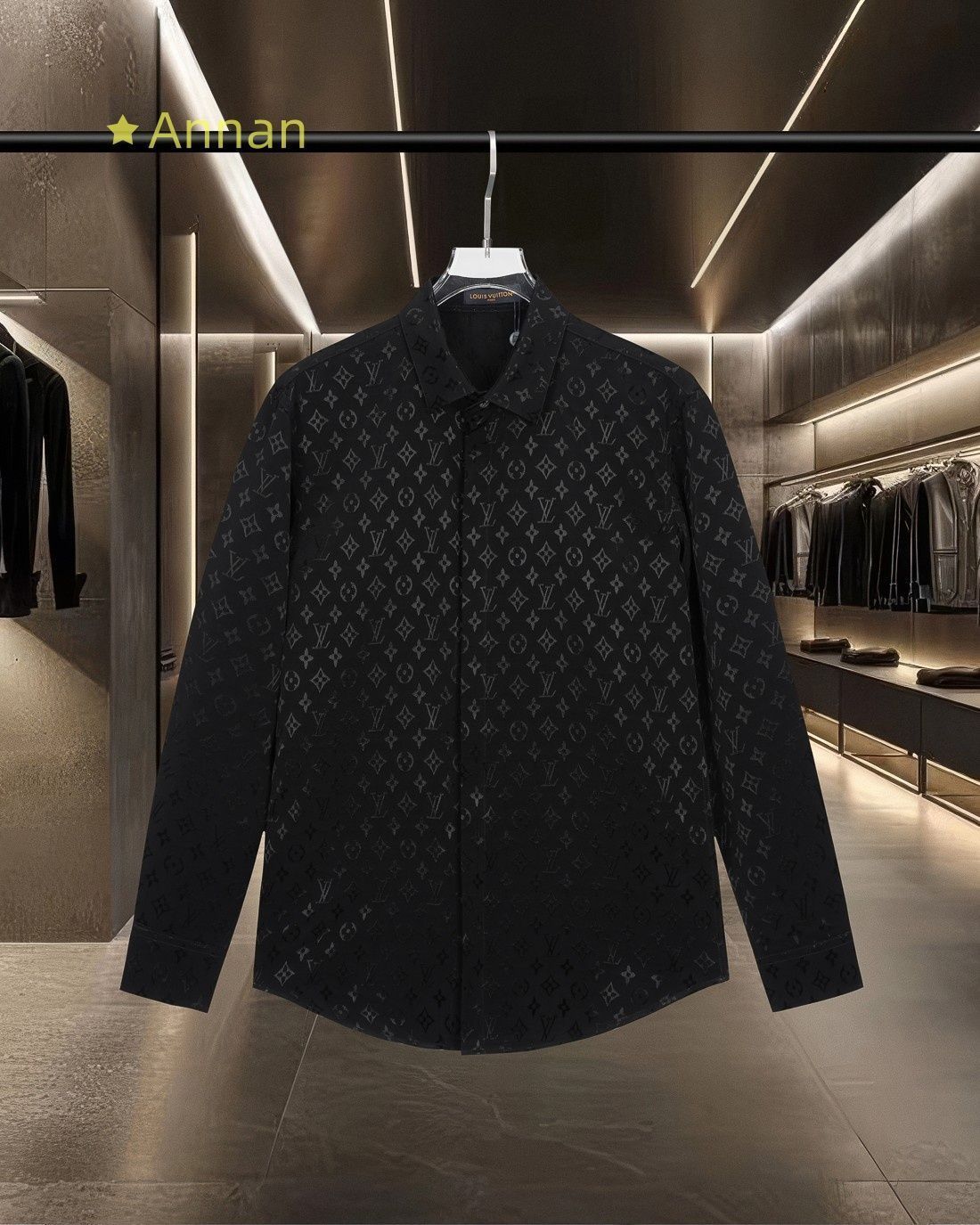 【極美品】【希少】美品 新品 タグ付 LV LOUIS VUITTON ルイヴィトン 長袖シャツ メンズ レディース ユニセックス カジュアル