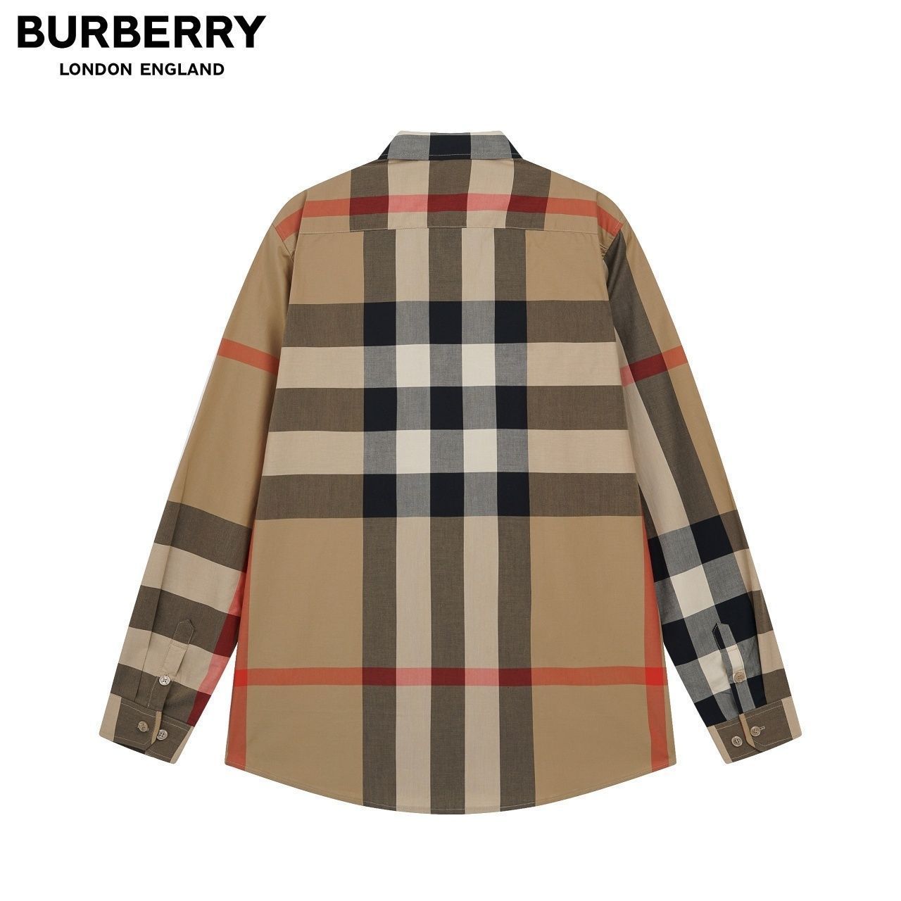 新品同様 人気 人気商品新品 タグ付 BURBERRY バーバリー 長袖シャツ メンズ レディース ユニセックス カジュアル
