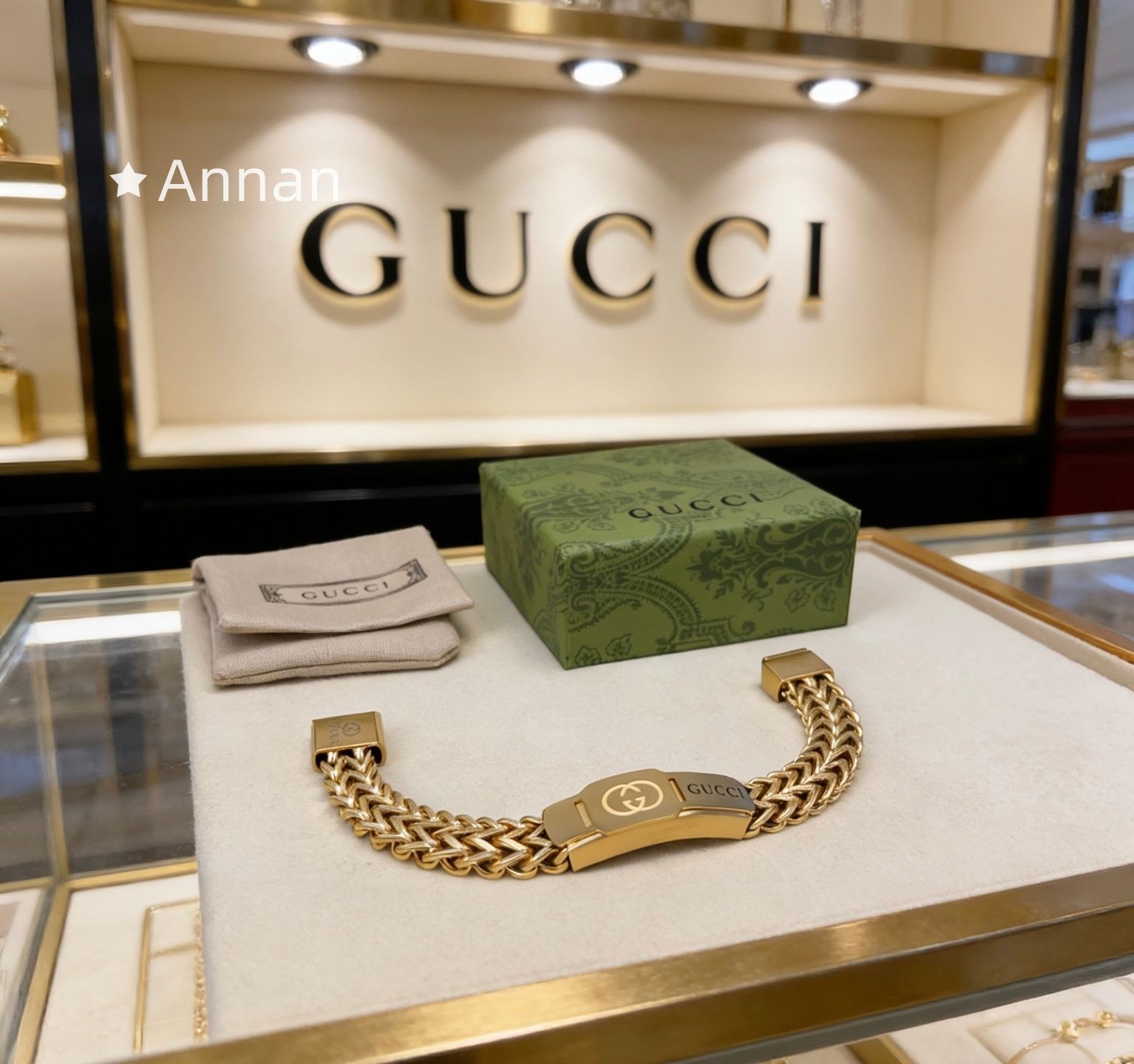 超美品値下げ 新品 GUCCI グッチ ブレスレット バングル リストバンド メンズ 結婚式 卒業式 清楚 イベント 入学式