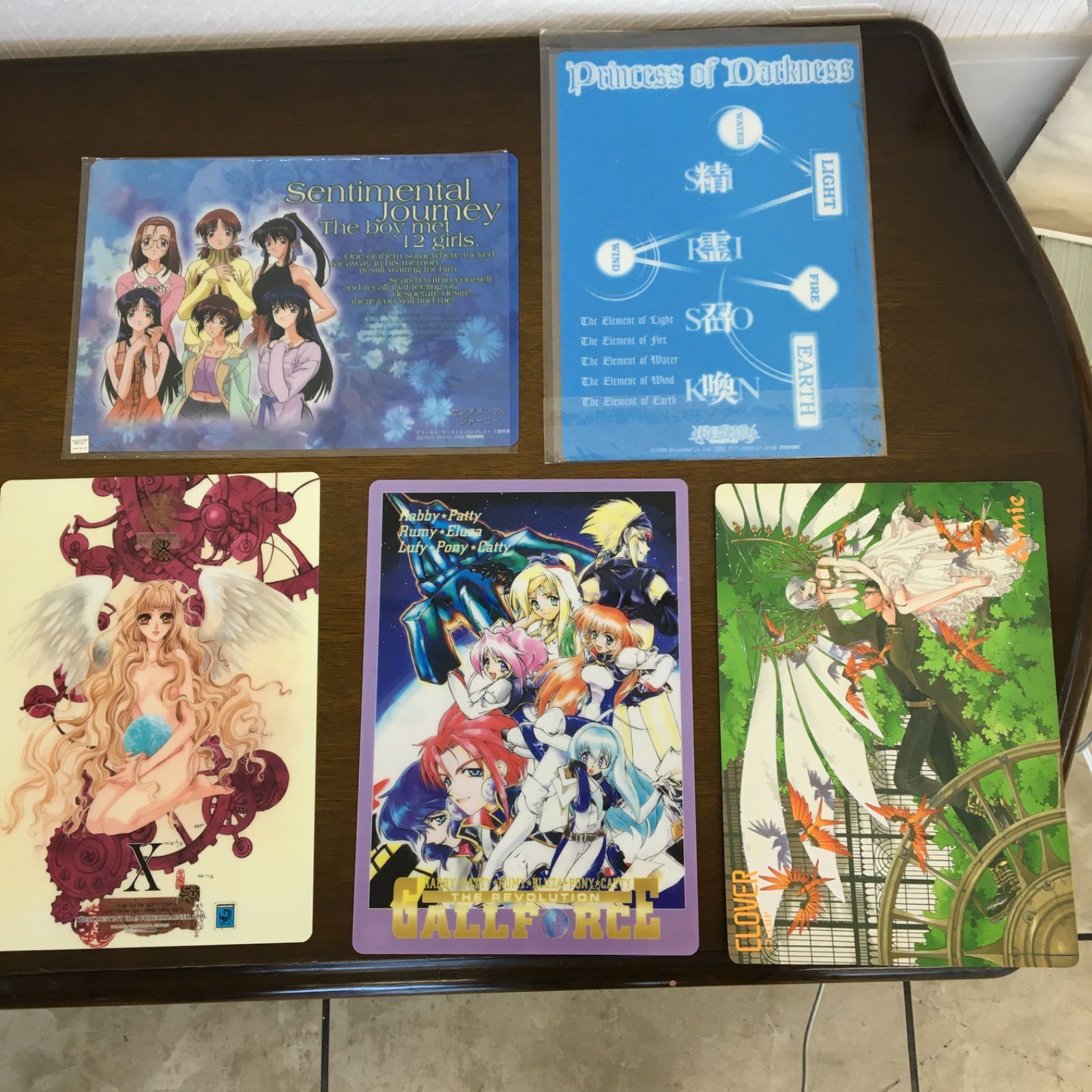 ②アニメ　グッズ　まとめ売り　84点セット CLAMP系 アニメ下敷き 12枚セット 当時物 まとめ売り - メルカリ