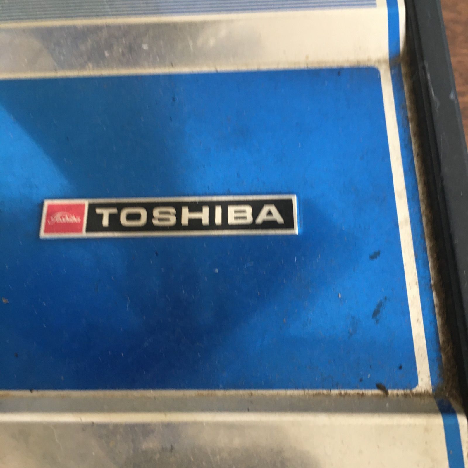 東芝 TOSHIBA 昭和レトロ 青羽根 扇風機 卓上扇 ジャンク - メルカリ