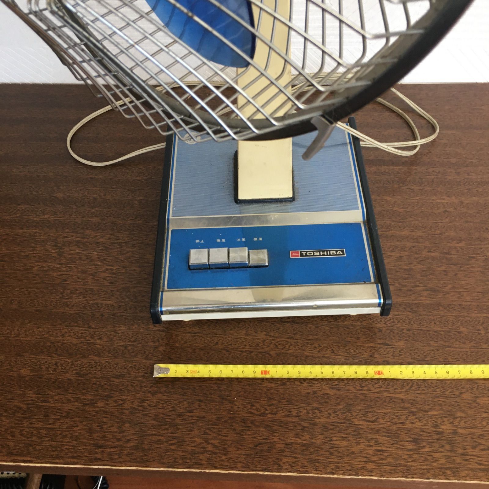 東芝 TOSHIBA 昭和レトロ 青羽根 扇風機 卓上扇 ジャンク - メルカリ