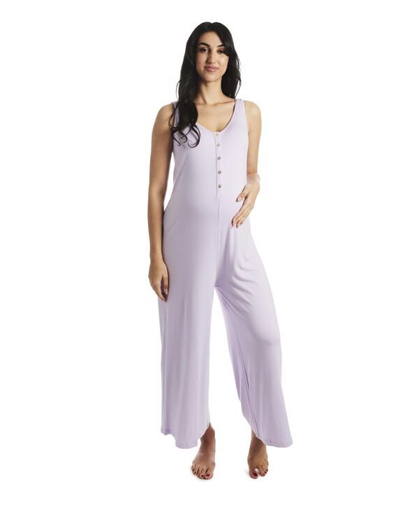 エヴァリーグレー レディース ボトムス ハーフパンツ・ショーツ ロンパース マタニティ Everly Grey Womens Luana MaternityNursing Romper Lavende