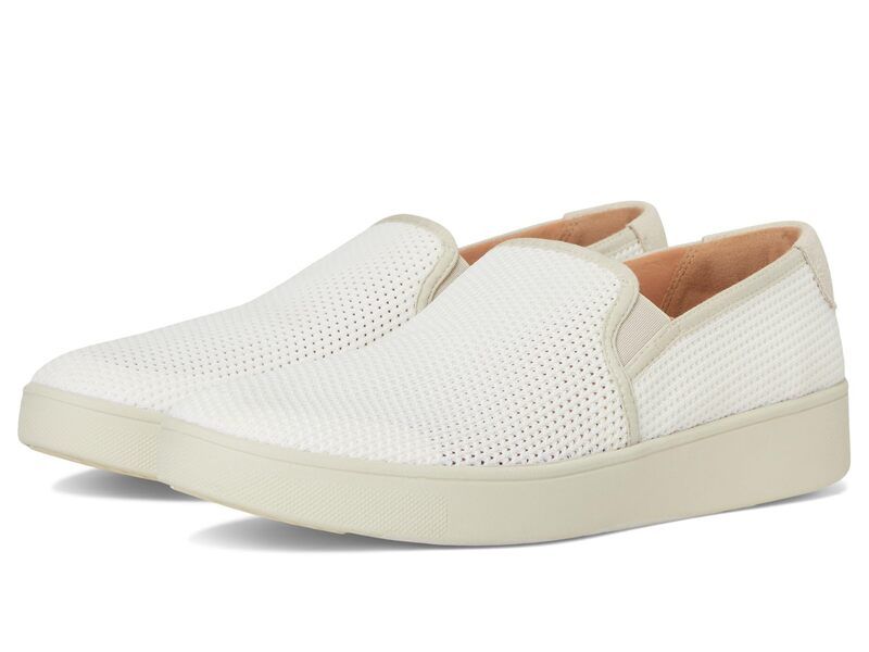 フィットフロップ レディース シューズ スニーカー メッシュ FitFlop Rally Openmesh Slipon Skate Trainers Urban White ホワイト