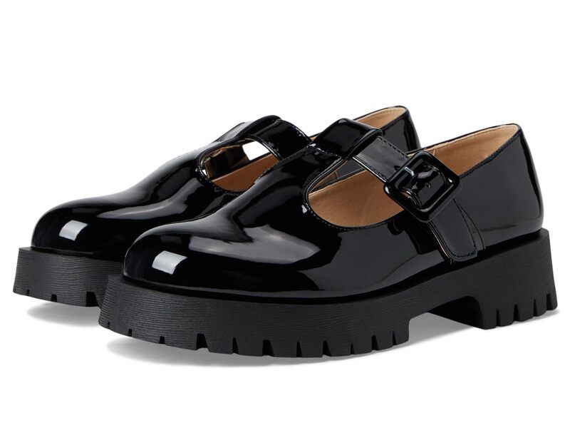 ジュルネ コレクション レディース シューズ サンダル Journee Collection Tru Comfort Foam Suvi Flats PatentBlack ブラック