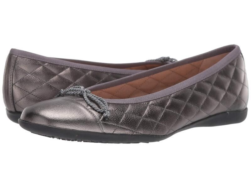 フレンチソール レディース シューズ サンダル French Sole PassportR Flat Pewter Metallic ピューター
