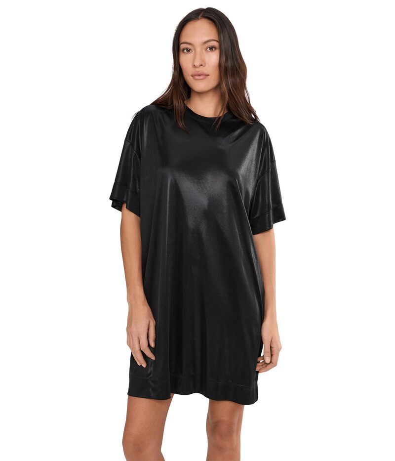 オールセインツ レディース トップス ワンピース Tシャツ AllSaintsparkle Tee Dress Black ブラック 29,770円