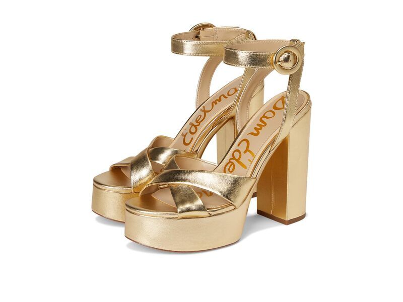 サムエデルマン レディース シューズ ヒール サンダル Sam Edelman Savannah Strappy Sandals Amber Gold アンバー