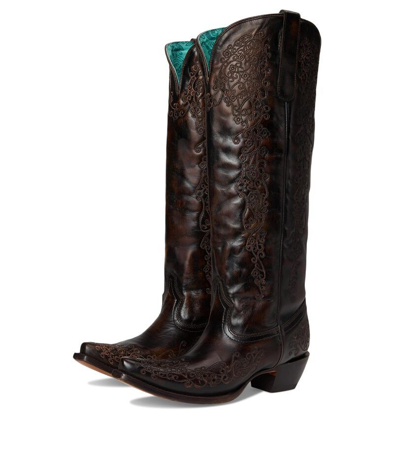 コーラルブーツ レディース シューズ ブーツ・レインブーツ Corral Boots A4789 BlackHoney ブラック