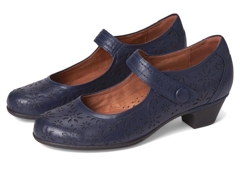 コブ ヒル レディース シューズ ヒール Cobb Hill Alesia Navy Leather ネイビー