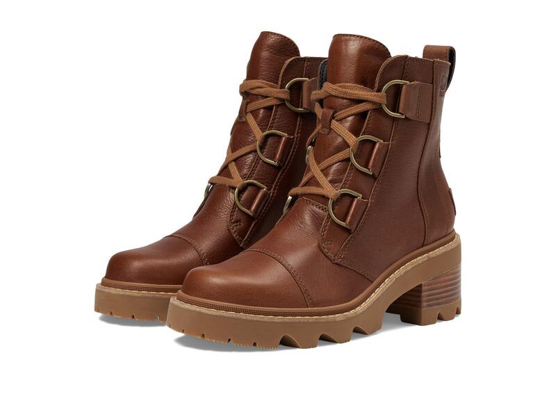 ソレル レディース シューズ ブーツ・レインブーツ レース SOREL Joanow Lace VelvetanBlac タン