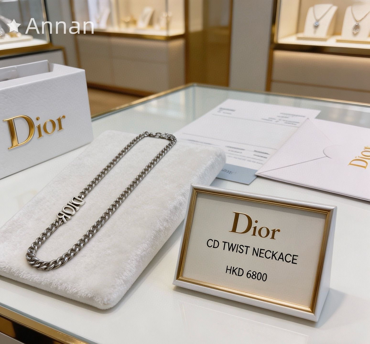 美品 限定品 新品新品 CHRISTIAN DIOR クリスチャン ディオール ネックレス メンズ 結婚式 卒業式 清楚 イベント 入学式 8,880円
