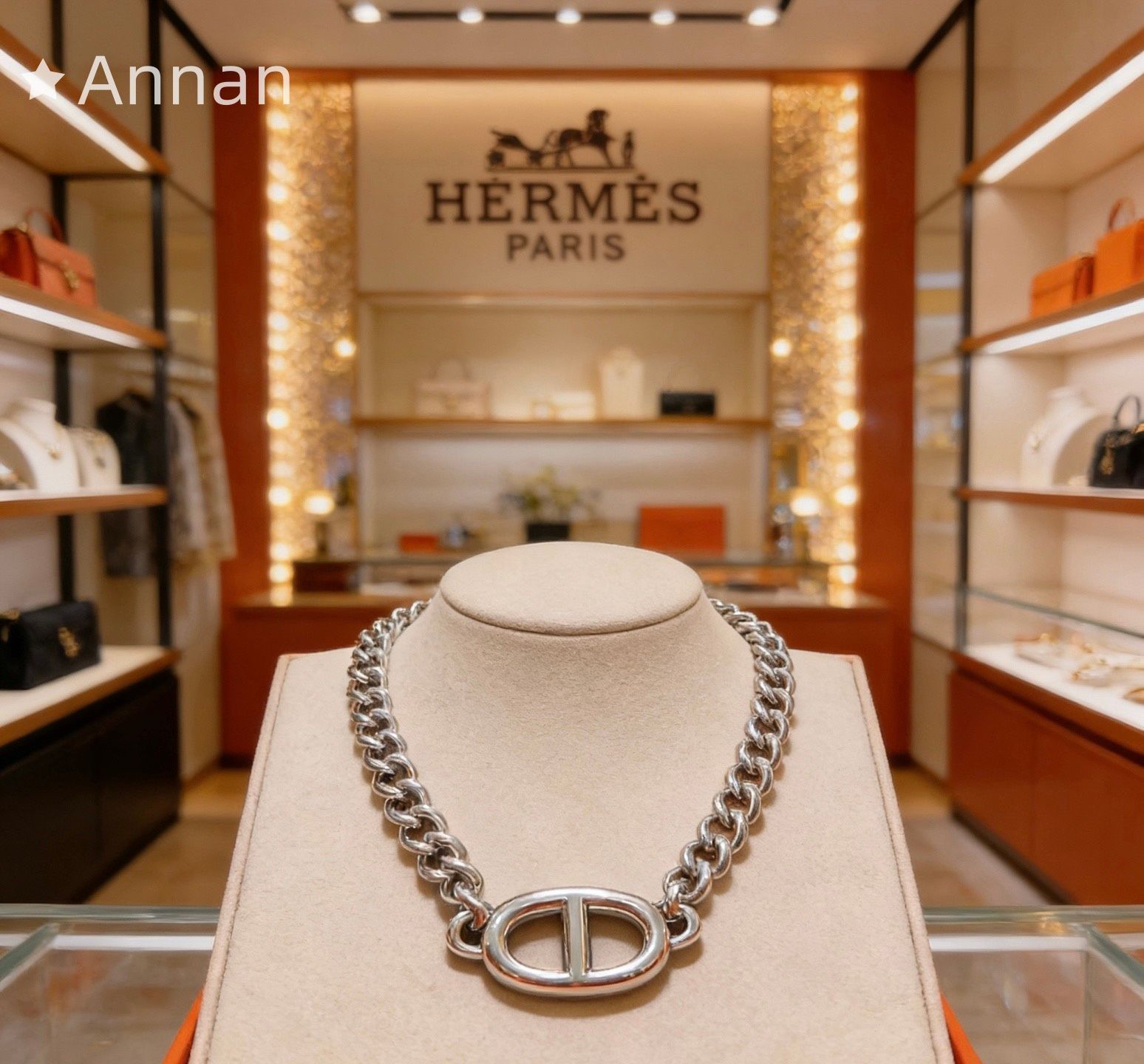 新作 期間限定☆新品 HERMES エルメス ネックレス メンズ 結婚式 卒業式 清楚 イベント 入学式