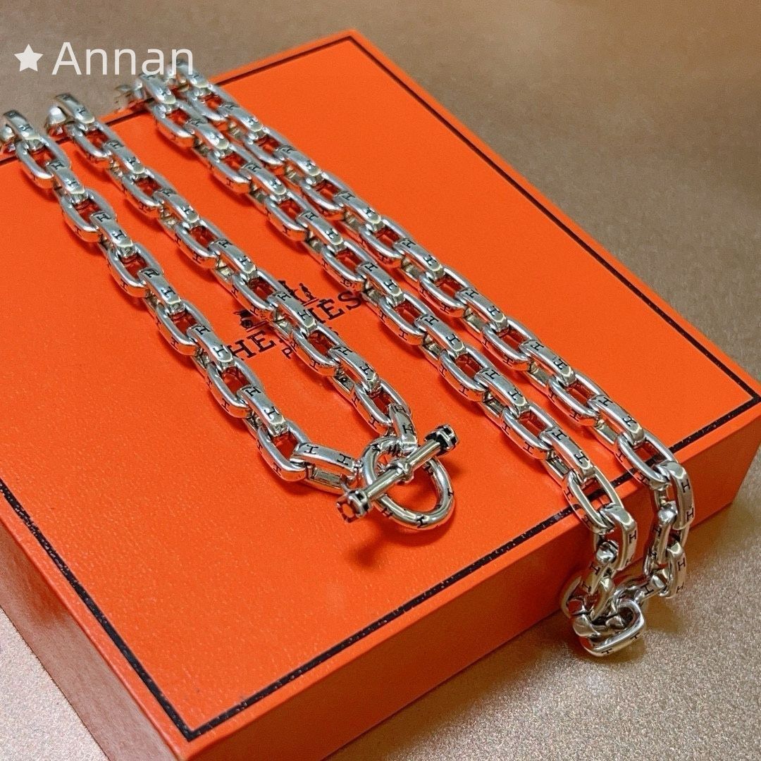 限定 新品未使用品 本日限定！本日限定！新品 HERMES エルメス ネックレス メンズ 結婚式 卒業式 清楚 イベント 入学式