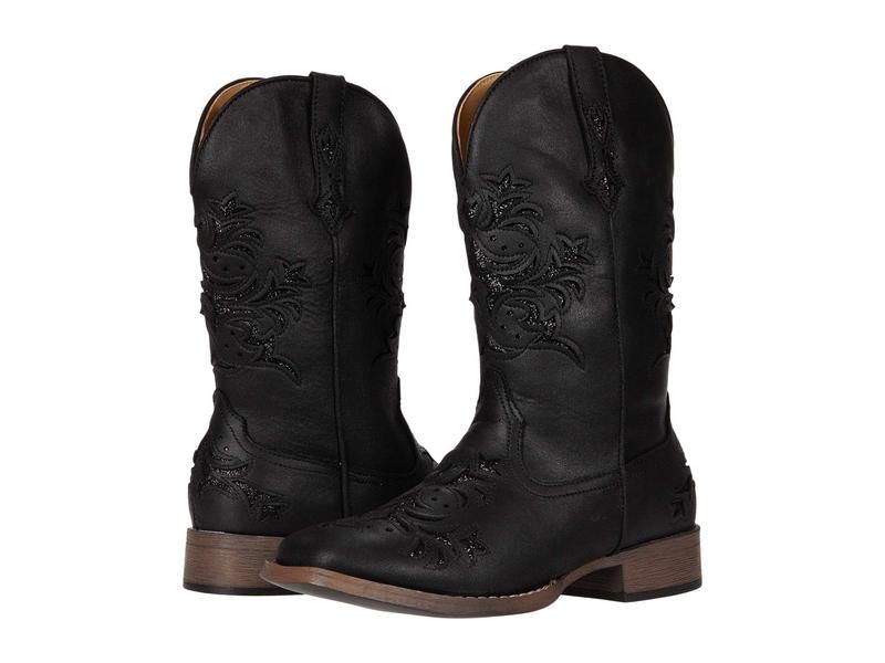 ローパー レディース シューズ ブーツ・レインブーツ Roper Kennedy Black Faux Leat ブラック
