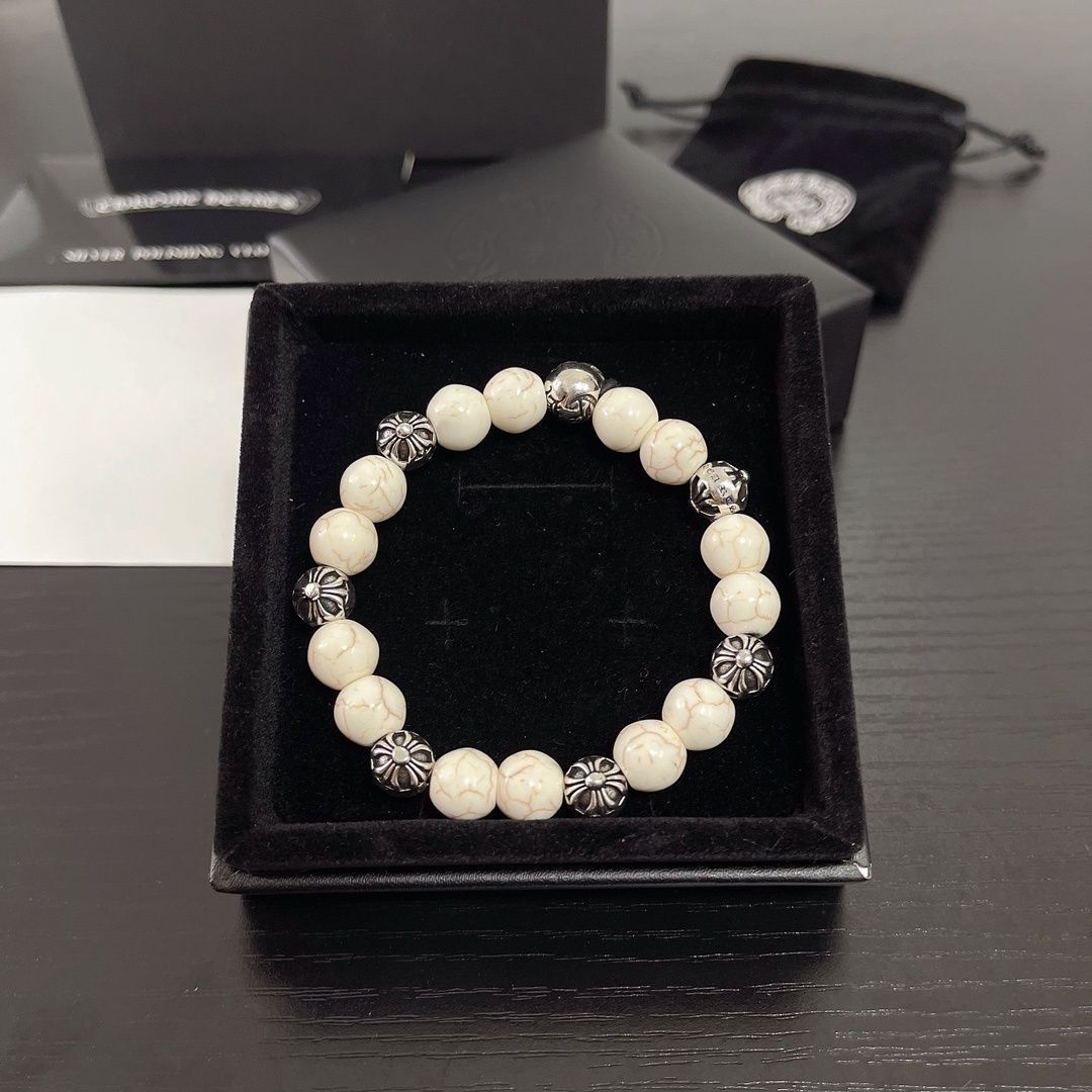 超美品 送料込☆新品 CHROME HEARTS クロムハーツ ブレスレット バングル リストバンド メンズ 結婚式 卒業式 清楚 イベント 入学式