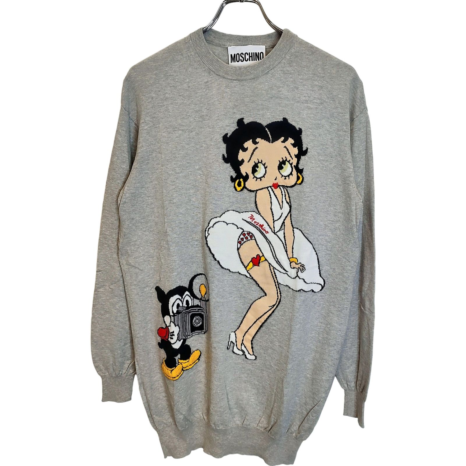 MOSCHINO モスキーノ x BETTY BOOP ベティ・ブープ ニット セーター 38