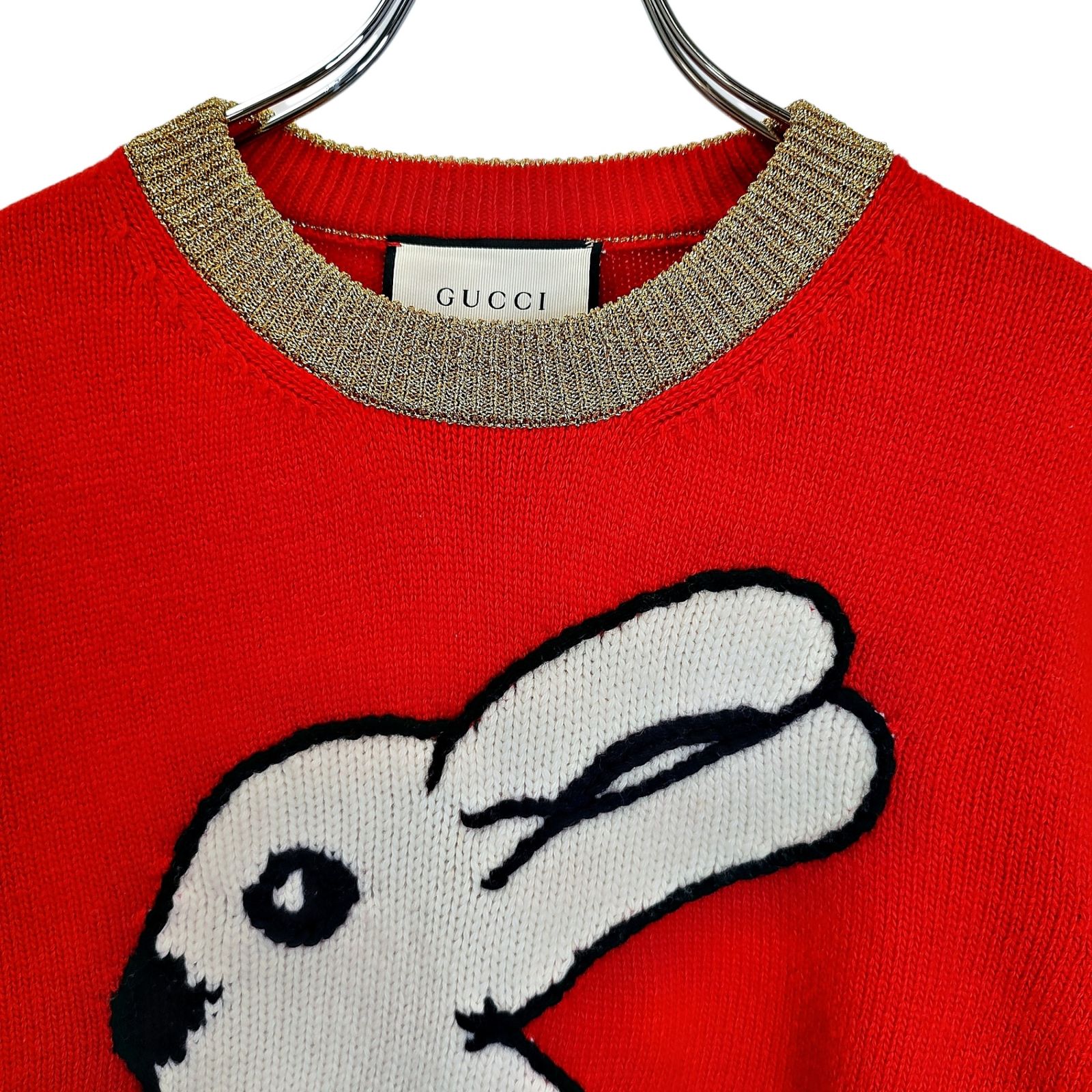 GUCCI グッチ ラビット ウサギ ウール ニット セーター 553934-XKAG4 L