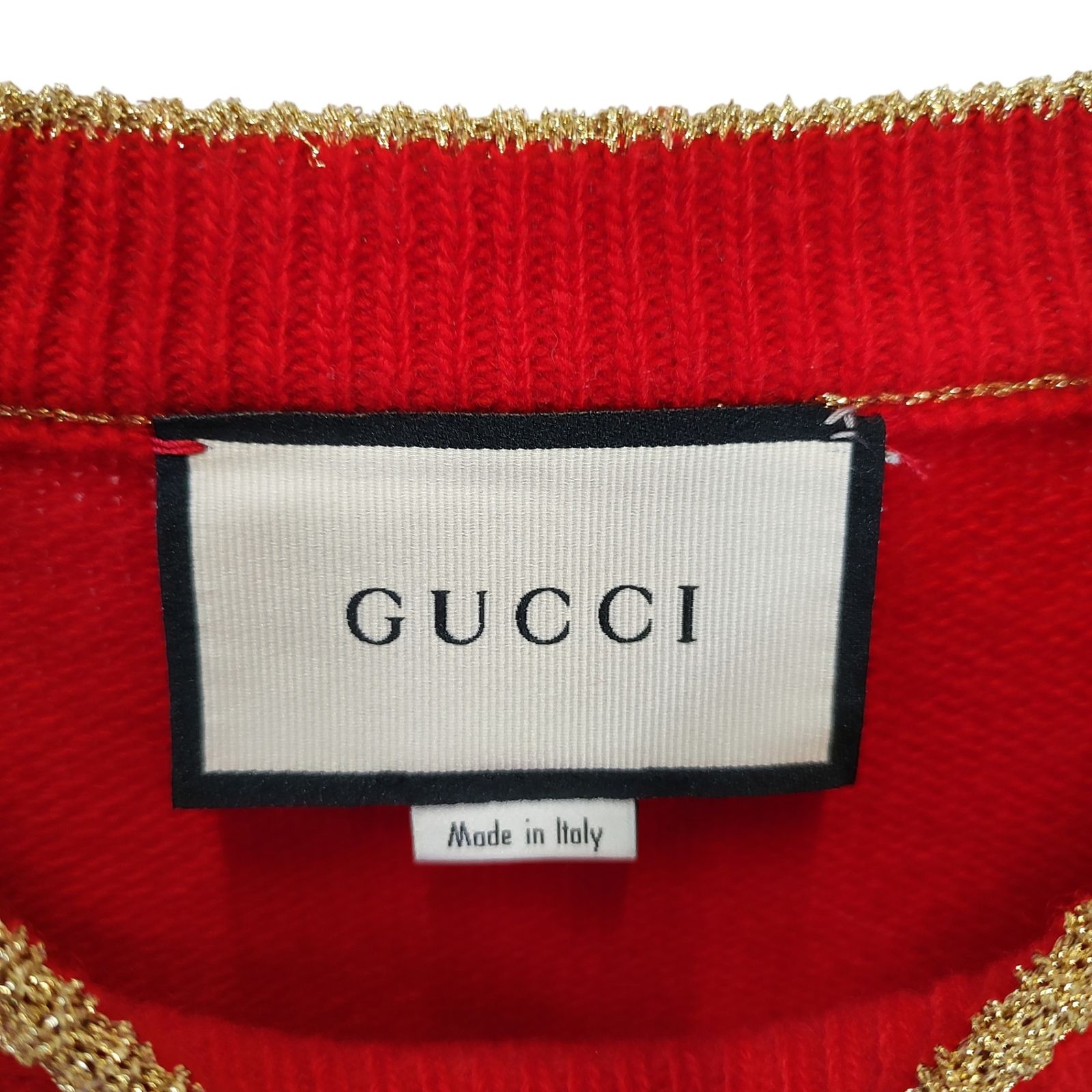 GUCCI グッチ ラビット ウサギ ウール ニット セーター 553934-XKAG4 L 