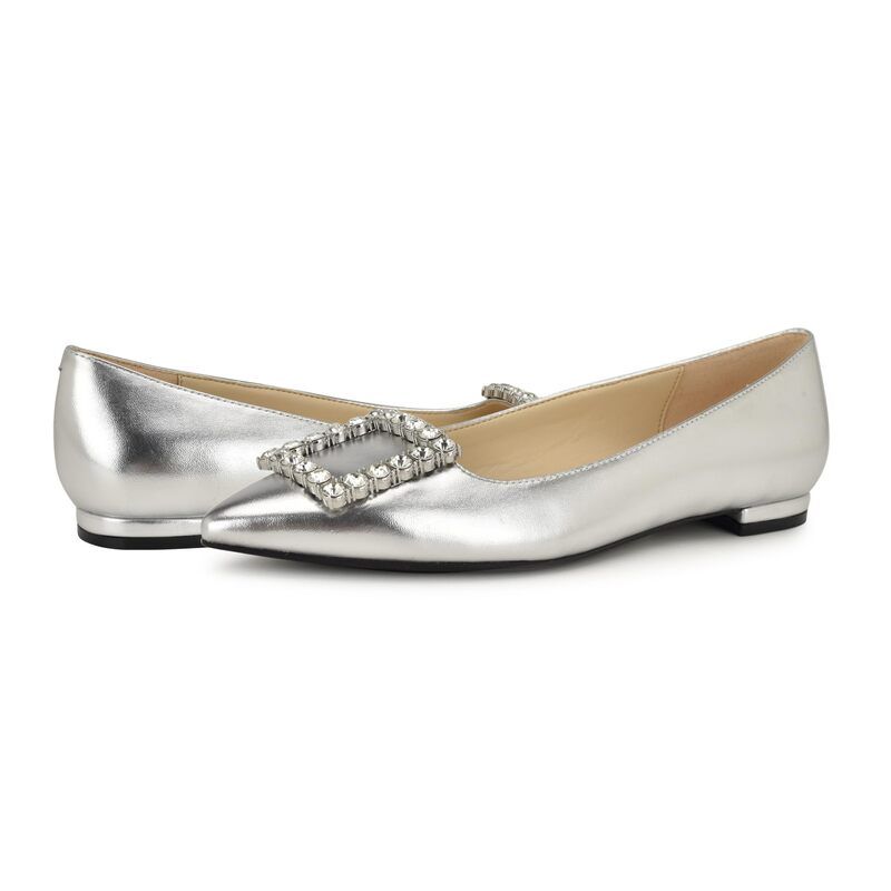 ナインウェスト レディース シューズ サンダル Nine West Jesikes Silver シルバー