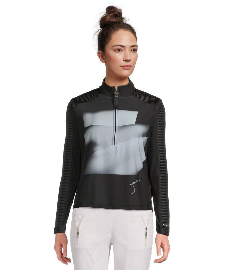 ジャイミーサドック レディース アウター パーカー・スウェット Jamie Sadock Toasties Long Sleeve 14 Zip Layering Piece Black ブラック 8,861円