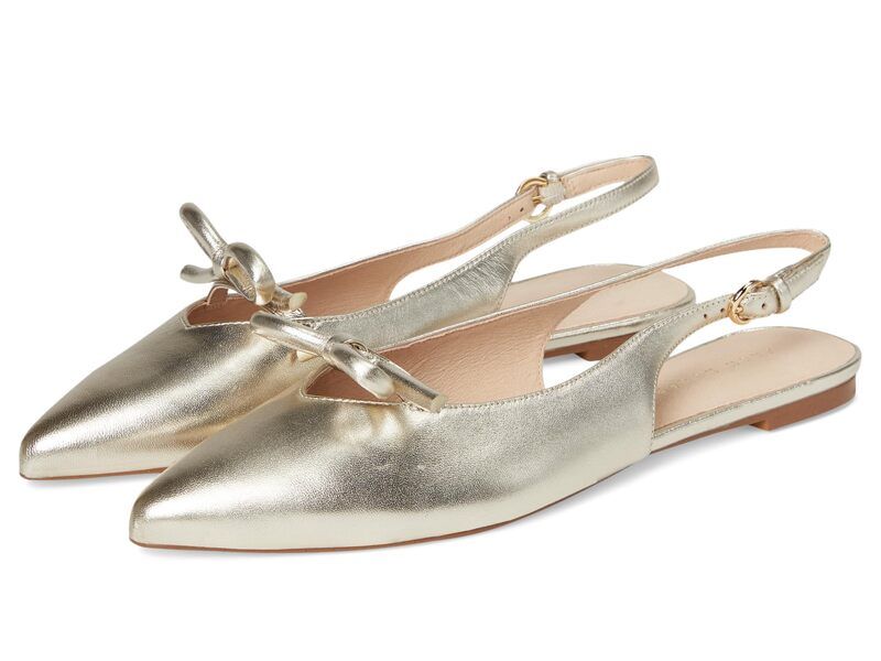 ジャックロジャース レディース シューズ サンダル トール Jack Rogers Lennox Flat Sling Metallic Nappa Jacks Platinum メタリック