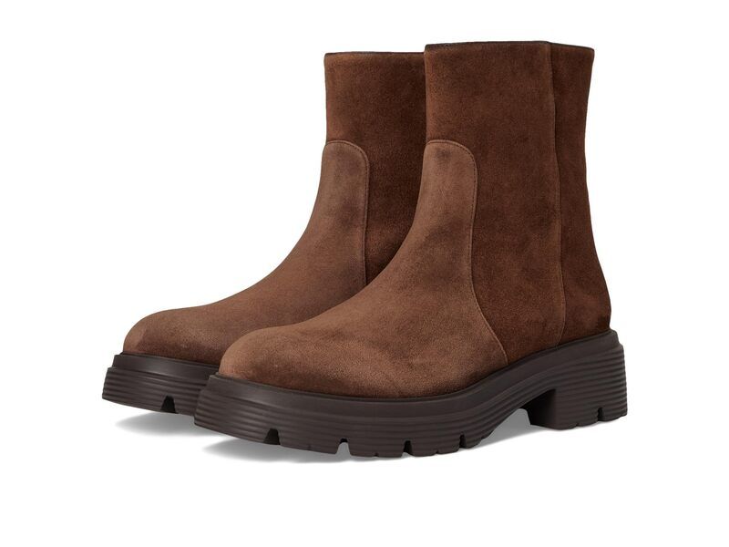 スチュアート ワイツマン レディース シューズ ブーツ・レインブーツ Stuart Weitzman Hudson Lite Zip Bootie Walnut